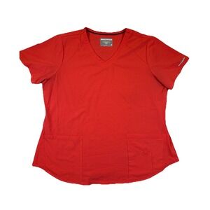Women's‎ CORAL Sketchers BY BARCO Medical Scrub Top Shirt, 2XLrg.  Stretchable .